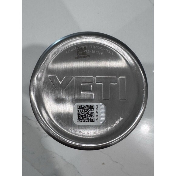 Yeti Rambler wi/ Monogram "PLS" 20oz Travel Mug w/ MagSlider Lid Stainless Steel - Picture 6 of 13